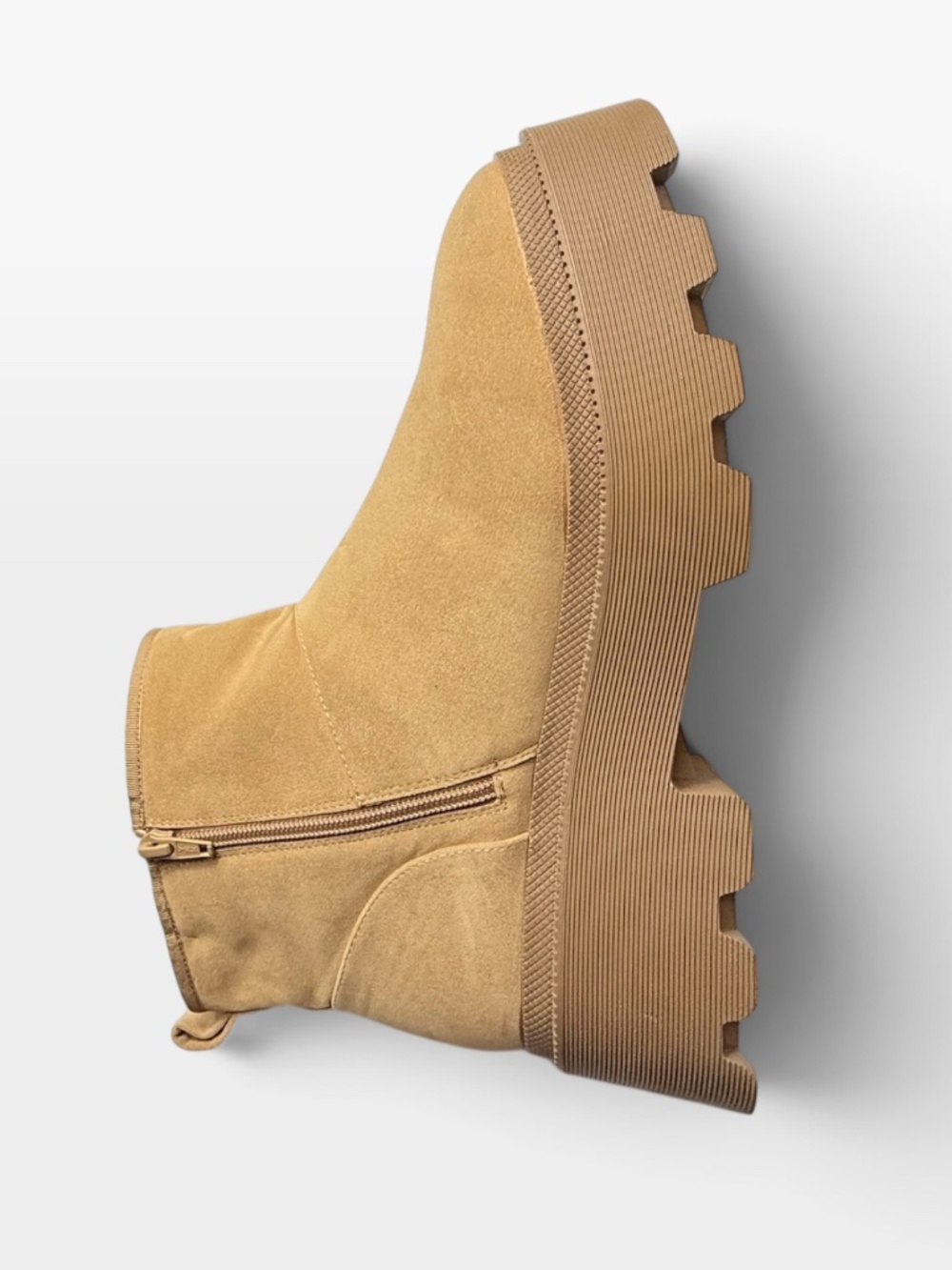 Universal Thread Women's Rowland Winter Boot Size 11 Tan Sherpa Lining Winter - Picture 5 of 12
